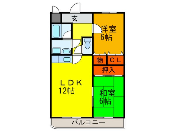 シャルマンシェソワの物件間取画像